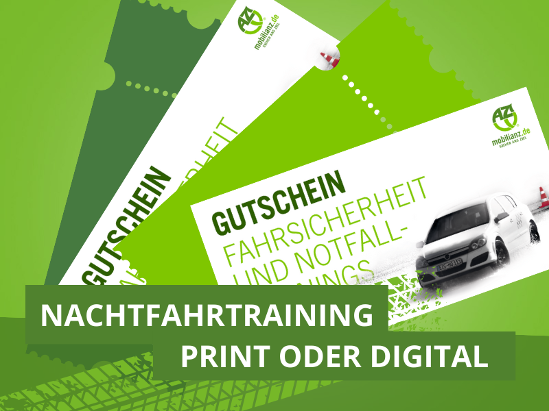 Geschenkgutschein Nachtfahrtraining