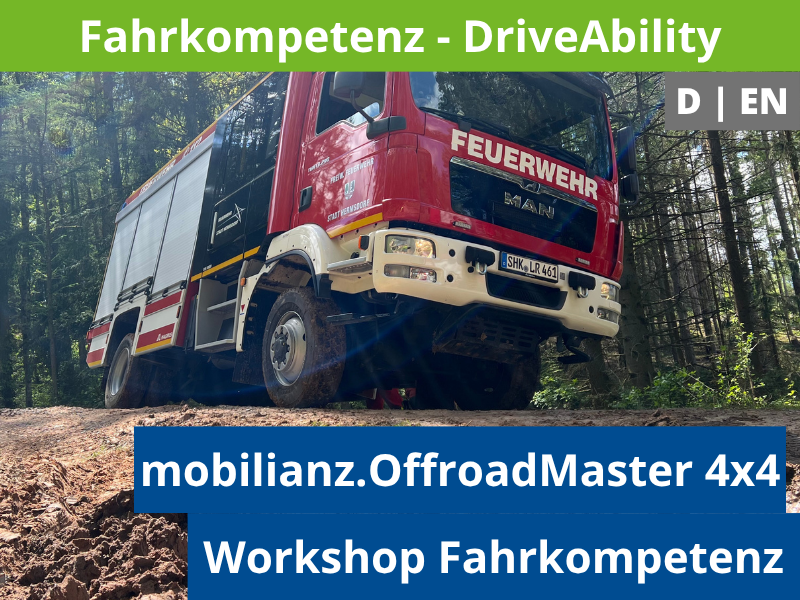 mobilianz-Feuerwehrtraining "1x1 des 4x4" Geländefahrtraining