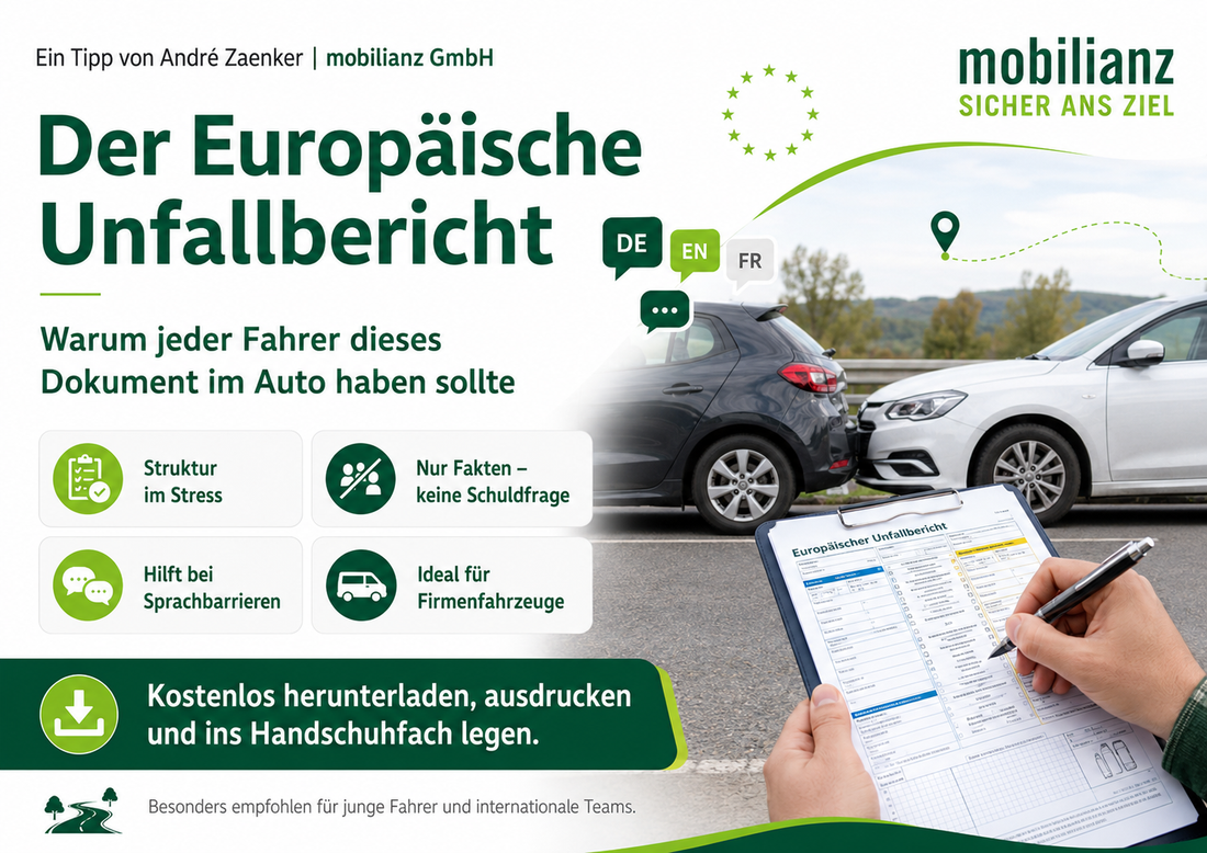 Kommunikationswerkzeug Europäischer Unfallbericht